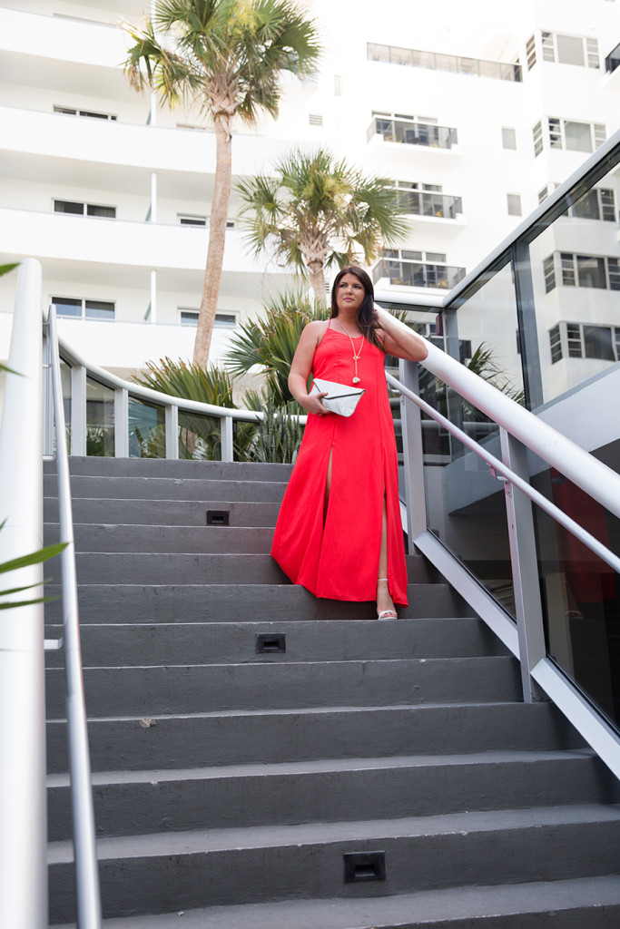 Red Maxi The Thompson Miami Jami Ray Jaqueline Ward Images
