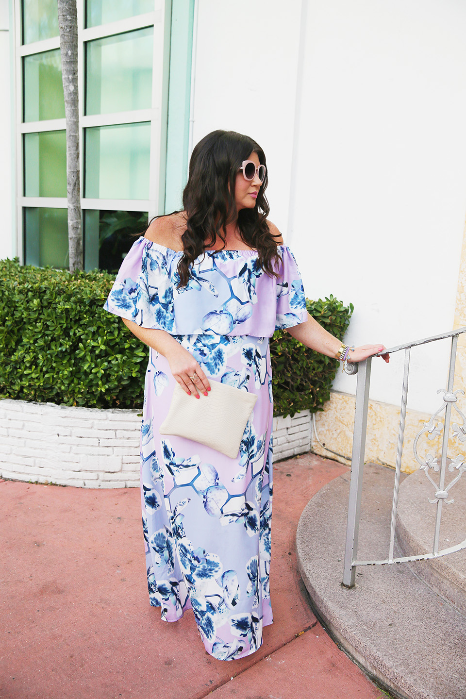 Miami Off the Shoulder Floral 