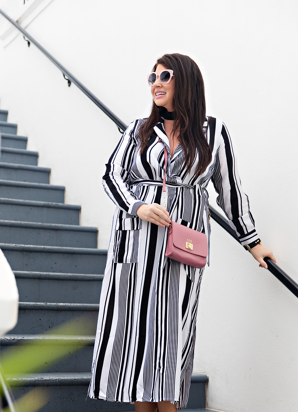 30A Street Style Jami Ray The Pearl Rosemary Beach Black and White Stripes 1