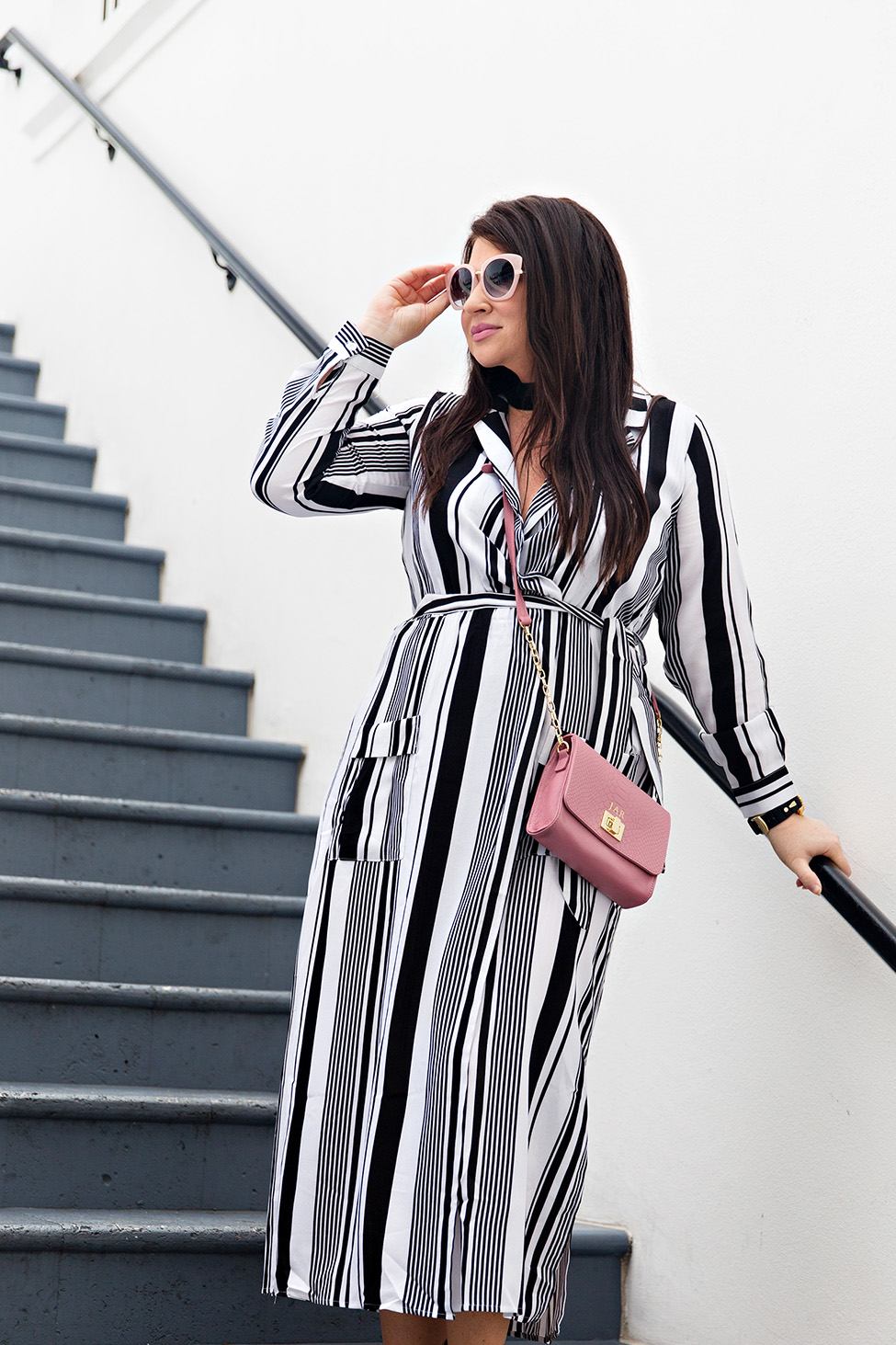 30A Street Style Jami Ray The Pearl Rosemary Beach Black and White Stripes 2
