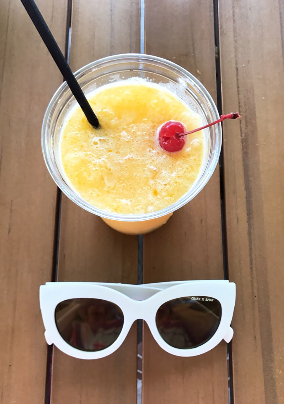 30A Street Style Sheraton Bay Point Pelicans Mango Mocktail