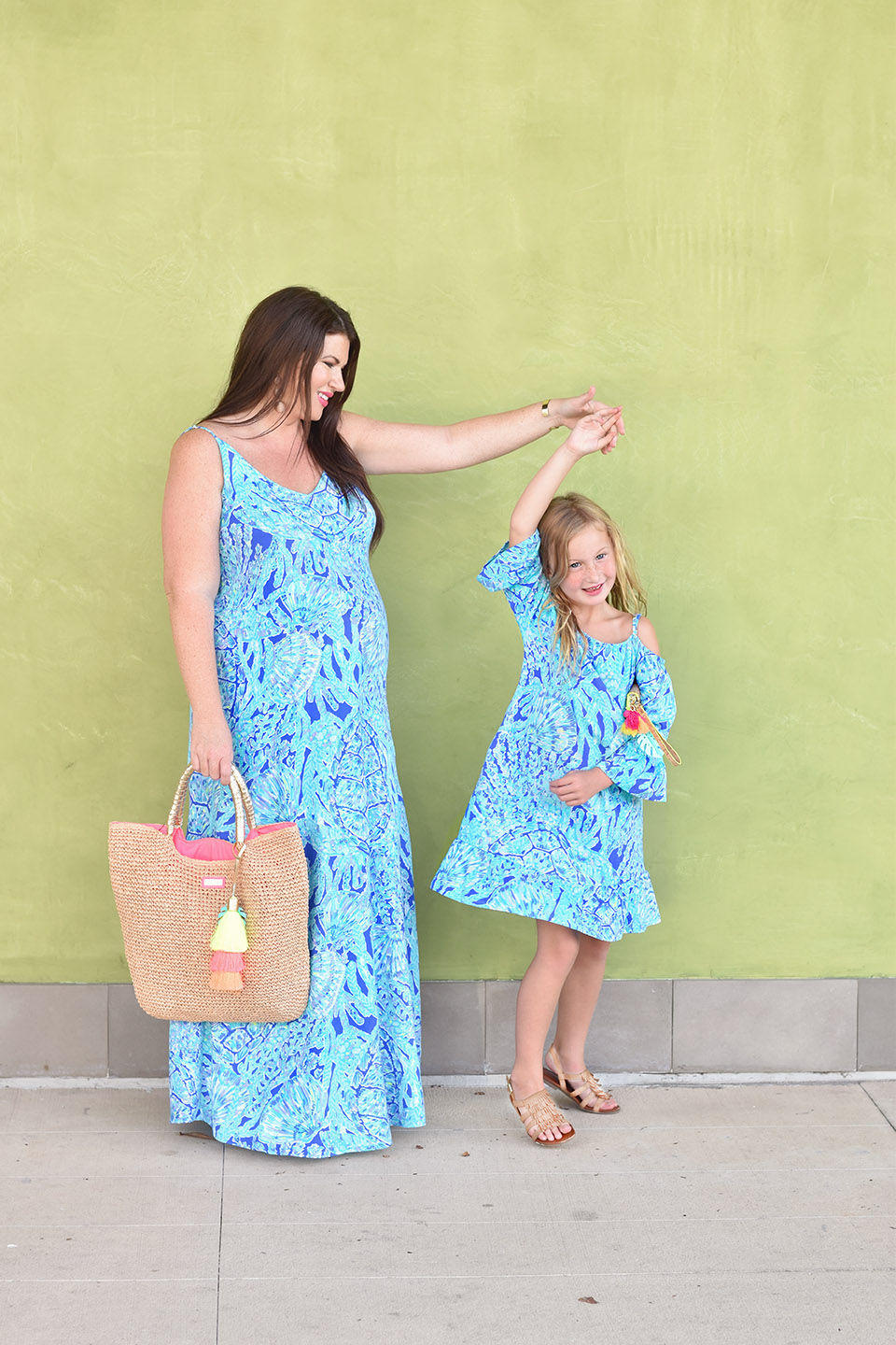 Jami Ray Grand Boulevard Lilly Pulitzer Allair Maxi Dress Mommy and Me