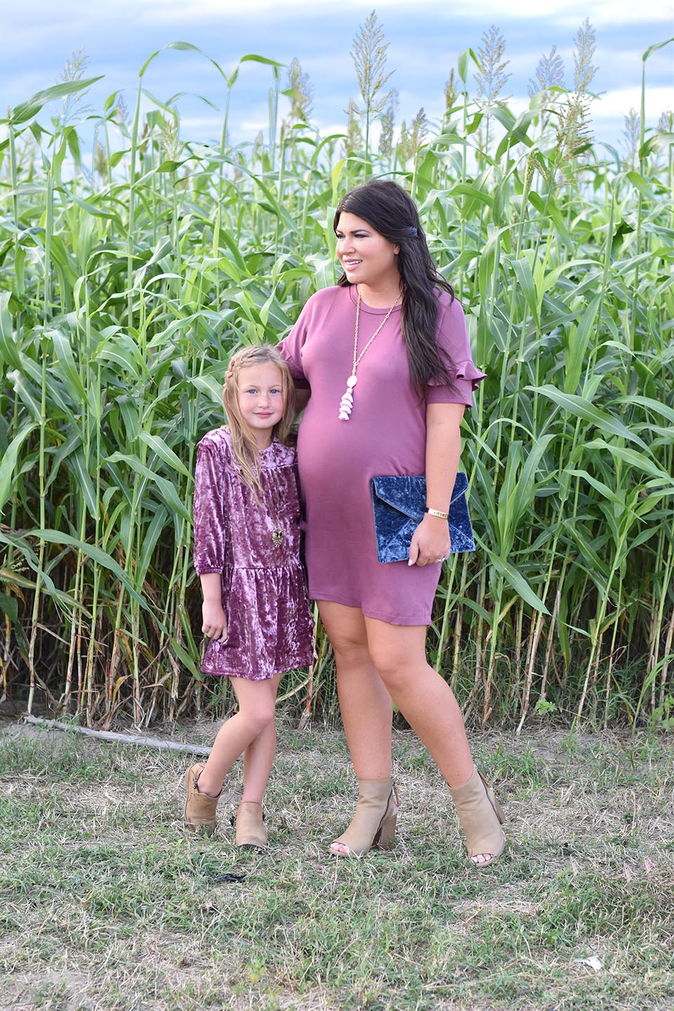 Fall Style Mauve Mommy and Me