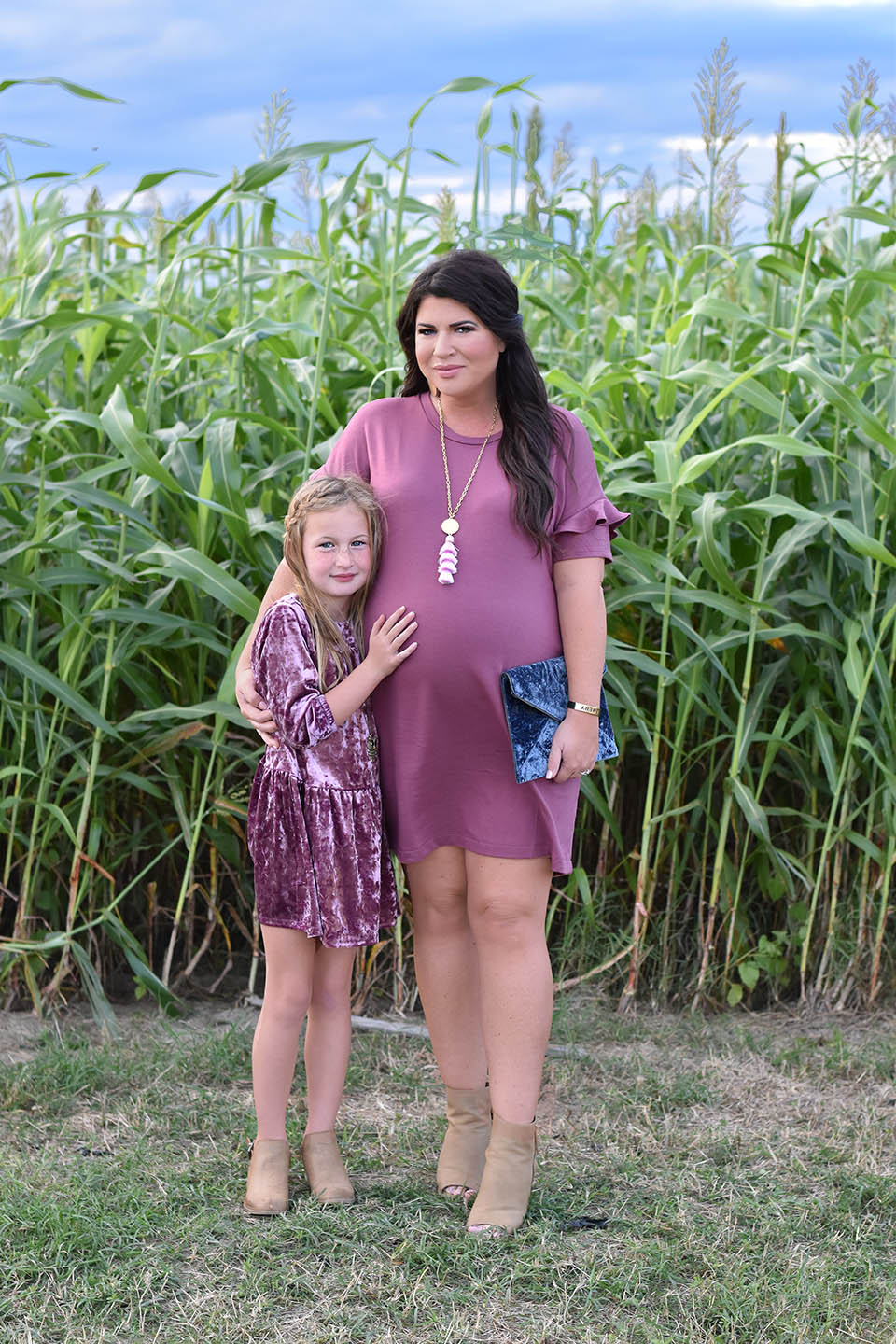 Fall Style Mauve Mommy and Me