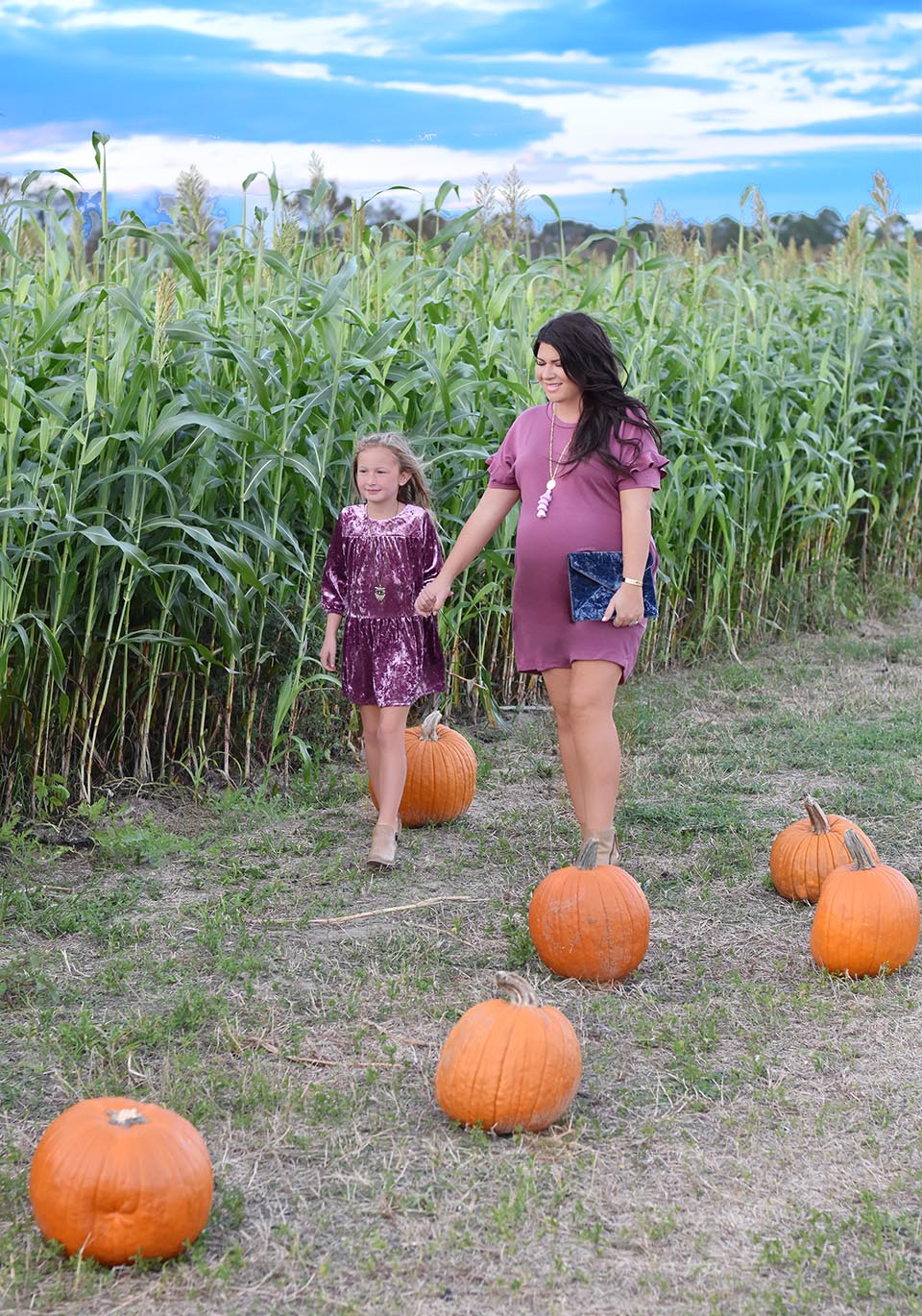 Fall Style Mauve Mommy and Me