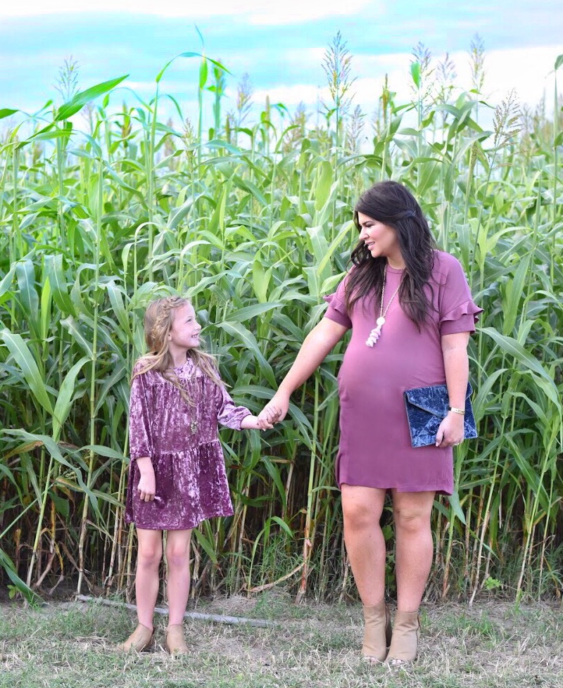 Fall Style Mauve Mommy and Me