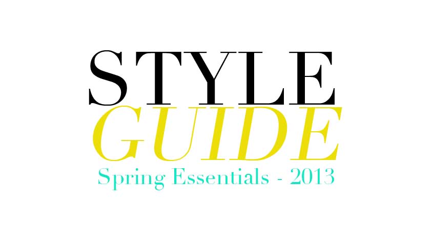 Style Guide: Spring Essentials