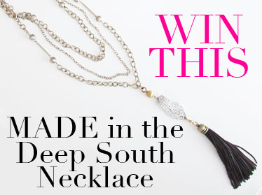 Giveaway: MADE in the Deep South Necklace