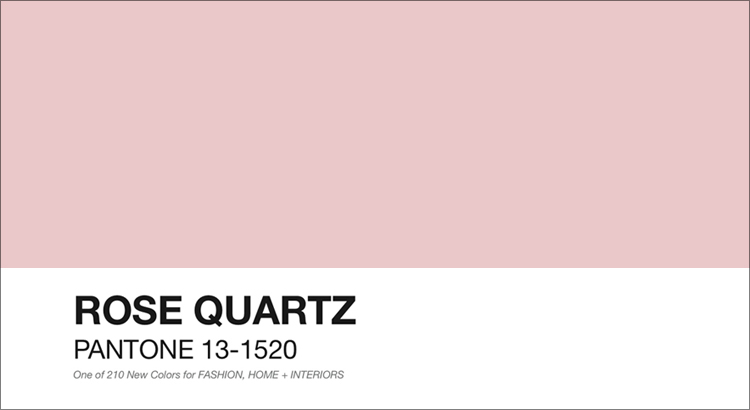 Shopping:  Pantone’s Color of the Year Rose Quartz