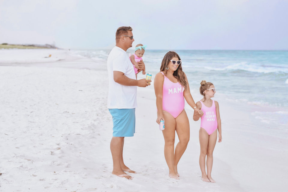 30A Mama - Family Beach Day on Grayton Beach with Grayton Beer 30A Rosé + 30A Beach Blonde