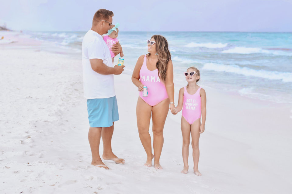 30A Mama - Family Beach Day on Grayton Beach with Grayton Beer 30A Rosé + 30A Beach Blonde