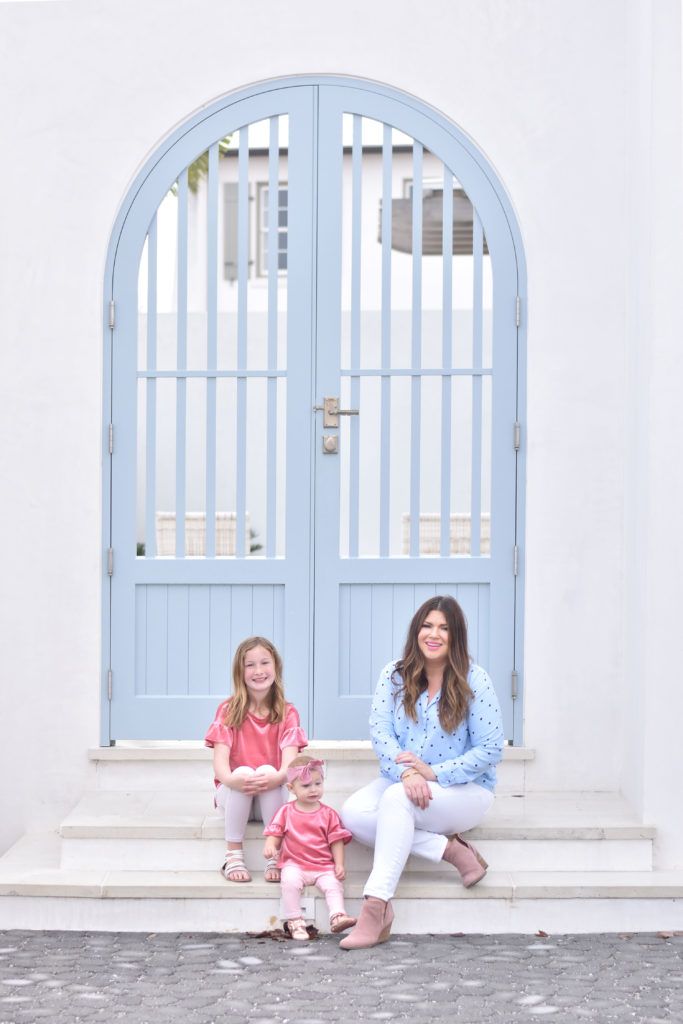 30A Mama Jami Ray in Alys Beach - Such a gorgeous blue door!