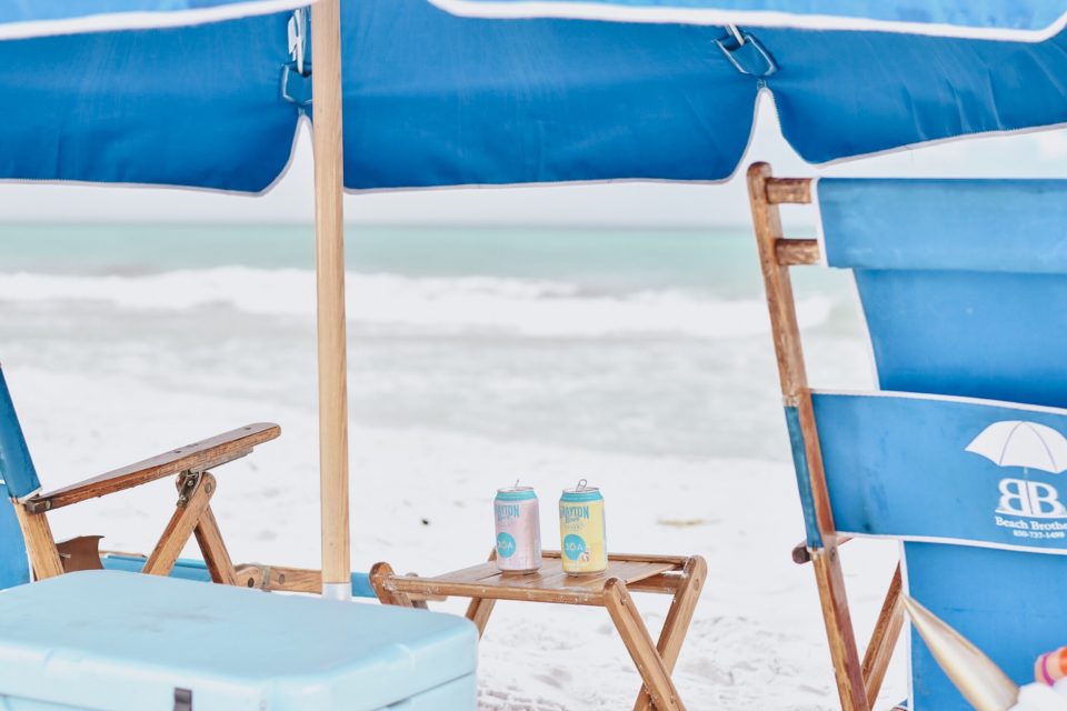 30A Mama - Family Beach Day on Grayton Beach with Grayton Beer 30A Rosé + 30A Beach Blonde