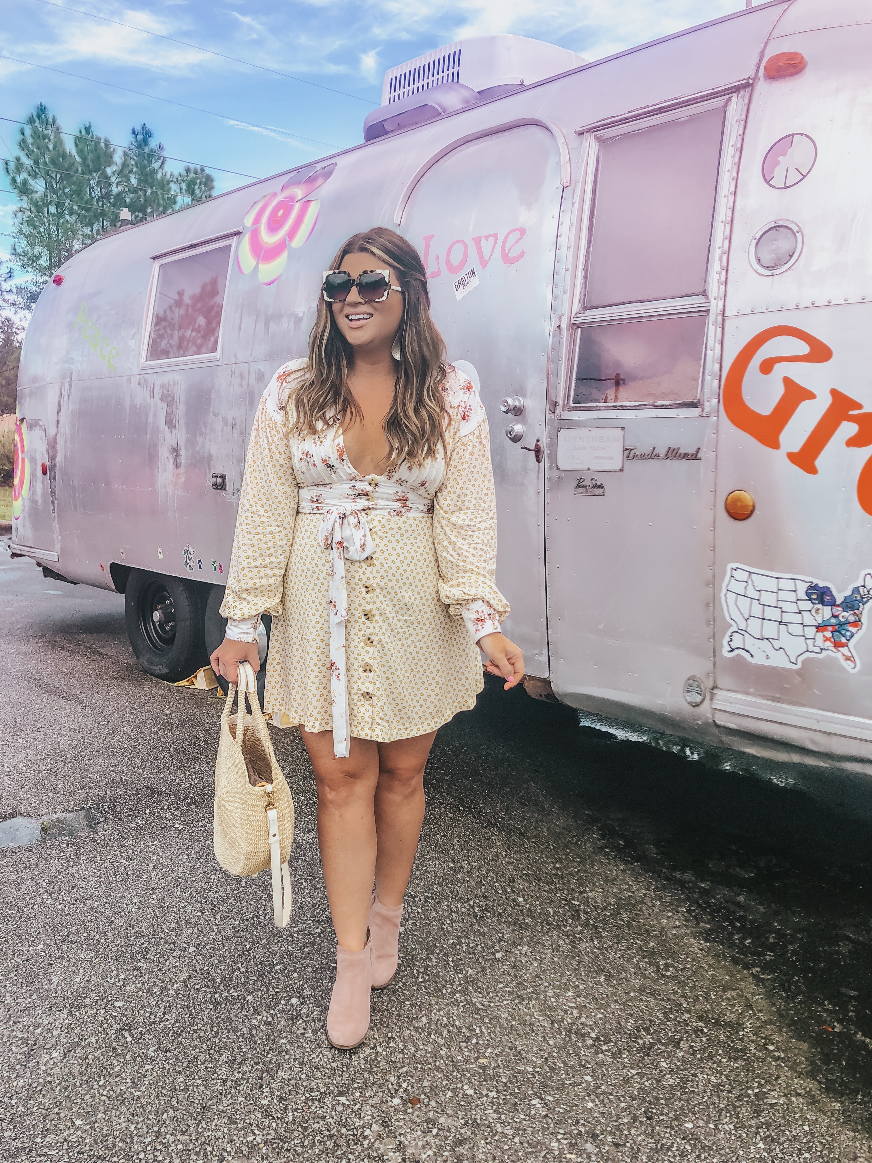 Jami Ray wearing Free People