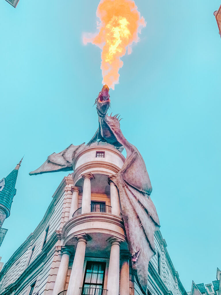 30A Mama Travel - Gringotts Drago Fire Universal Studios