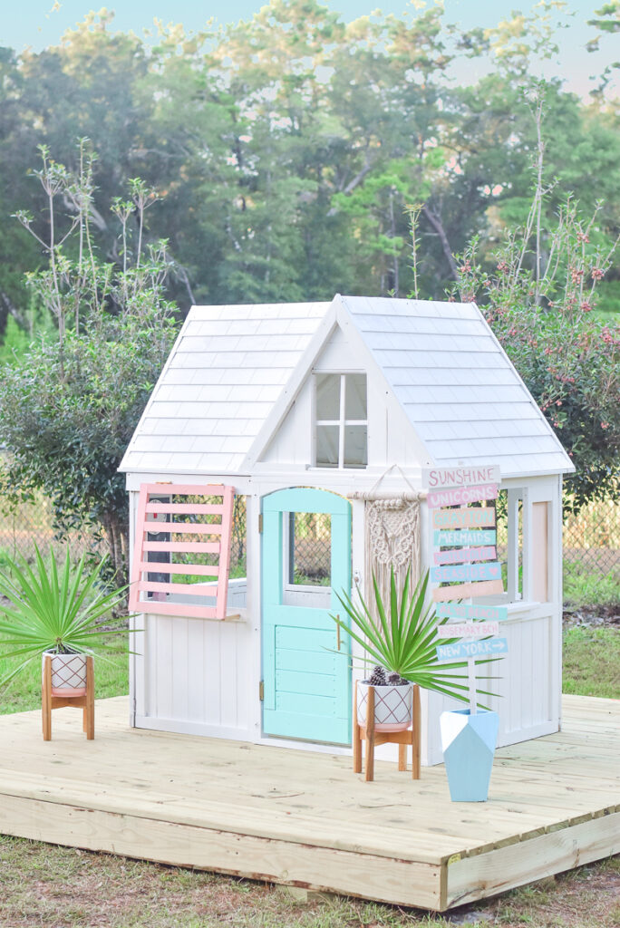 KidKraft Playhouse Makeover - Beach House 30A Mama 3