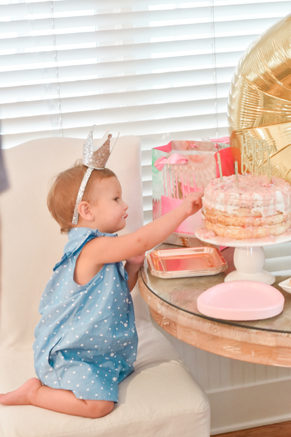 30A Mama blog - Seaside Cottage Rental Agency - Whatcha Dune - Collins 2nd birthday eating cake