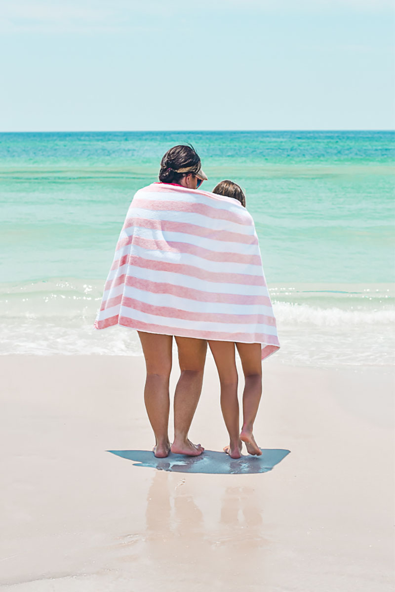 30A Mama Blush Beach Towel mommy and me
