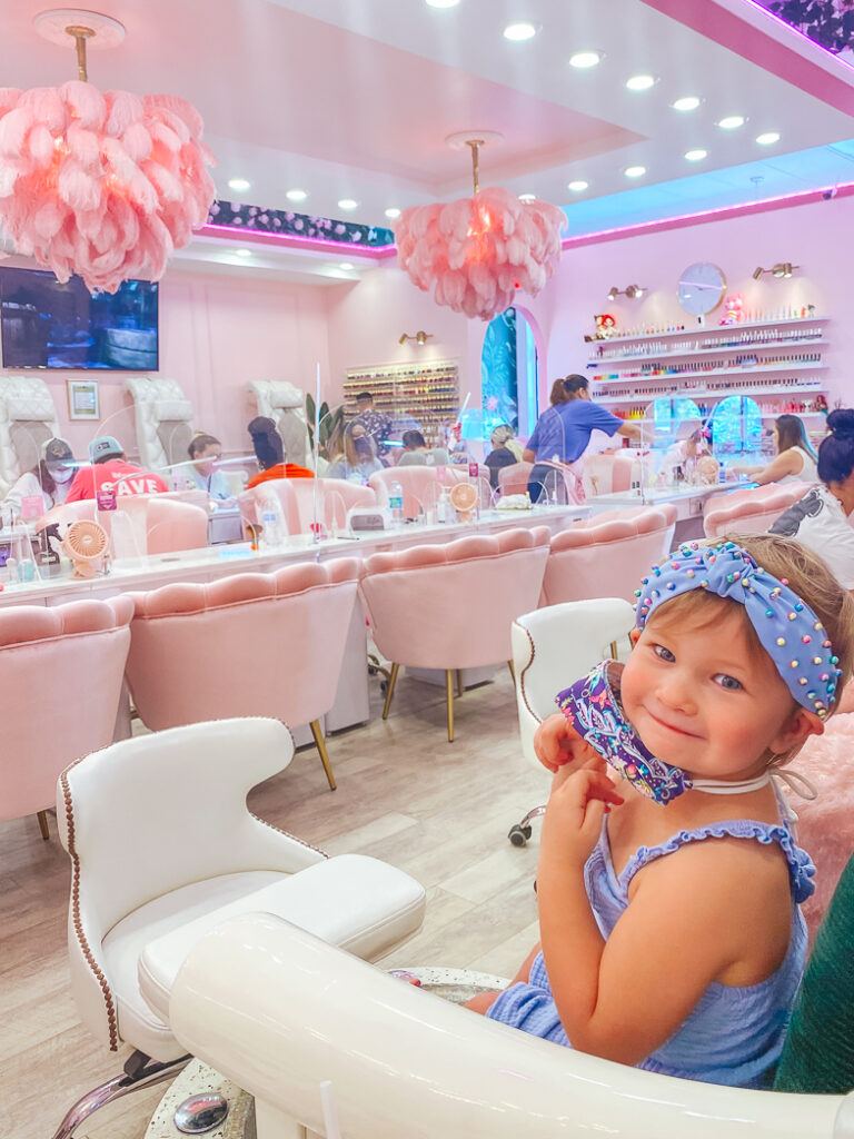 Nail salon cheap with kid chairs