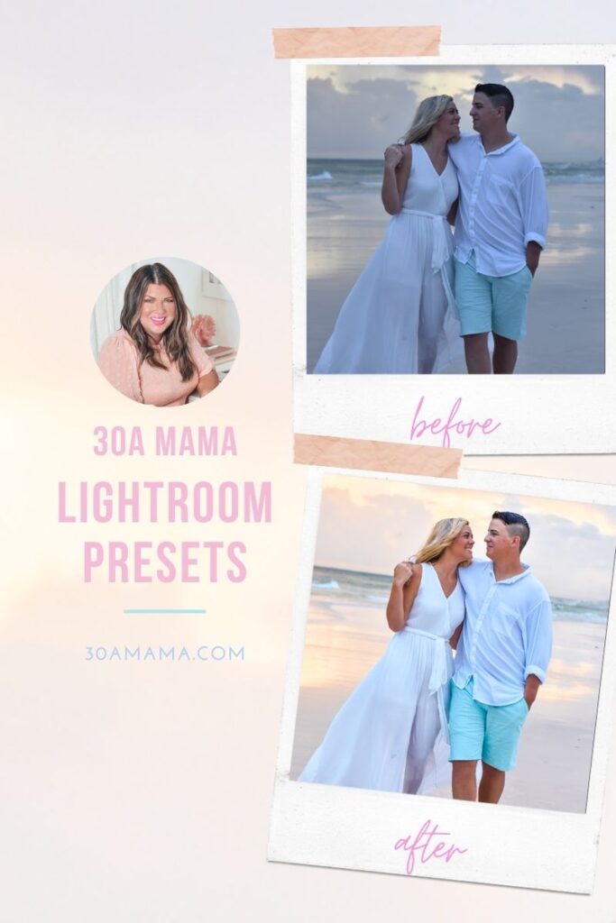30A Mama Lightroom Presets - Rosemary Beach Alys Beach Seaside - 30A Engagement Session