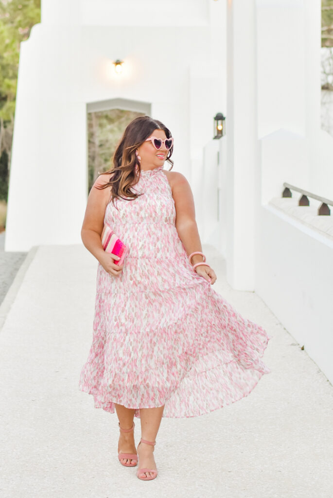 Jami Ray Always You Dress in Pink Alys Beach Valentine's Day Outfit