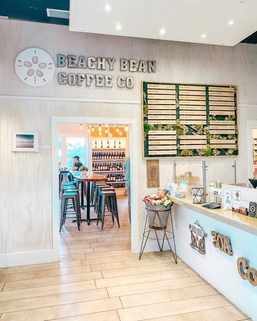 30A Mama Jami Ray 30A Coffee Spots Beachy Bean Seagrove
