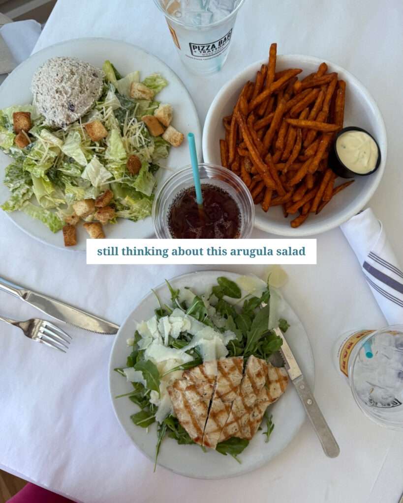 30A Mama worth noting diary bud and alley's arugula salad 5