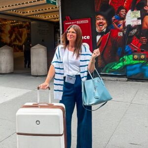 Jami Ray 30A Mama nyc times square ralph lauren chanel delsey outfit travel airport Jami Ray 30A Mama nyc times square ralph lauren chanel delsey outfit travel airport