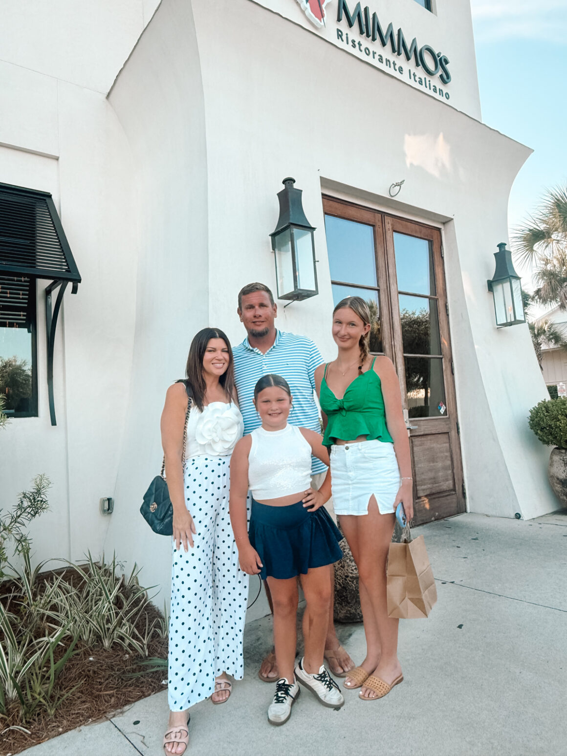 30A Mama family date night dinner Mimmo's 30A-4 For the coasters: weekend recap