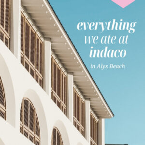Everything we ordered at Indaco Alys Beach Everything we ordered at Indaco Alys Beach